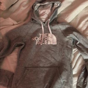 The North Face sweatshirt